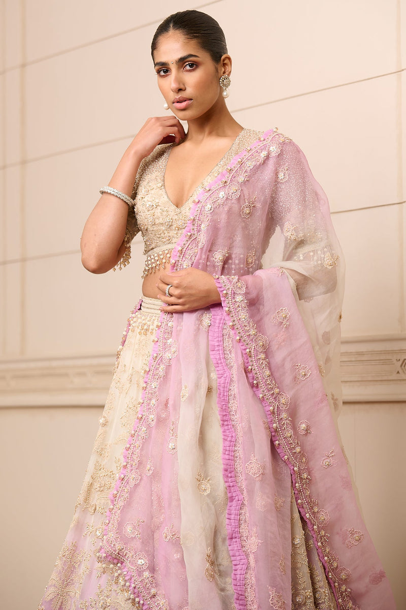 Lehenga, Blouse, and Dupatta