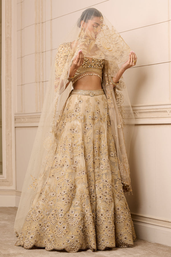 Lehenga, Blouse, and Dupatta