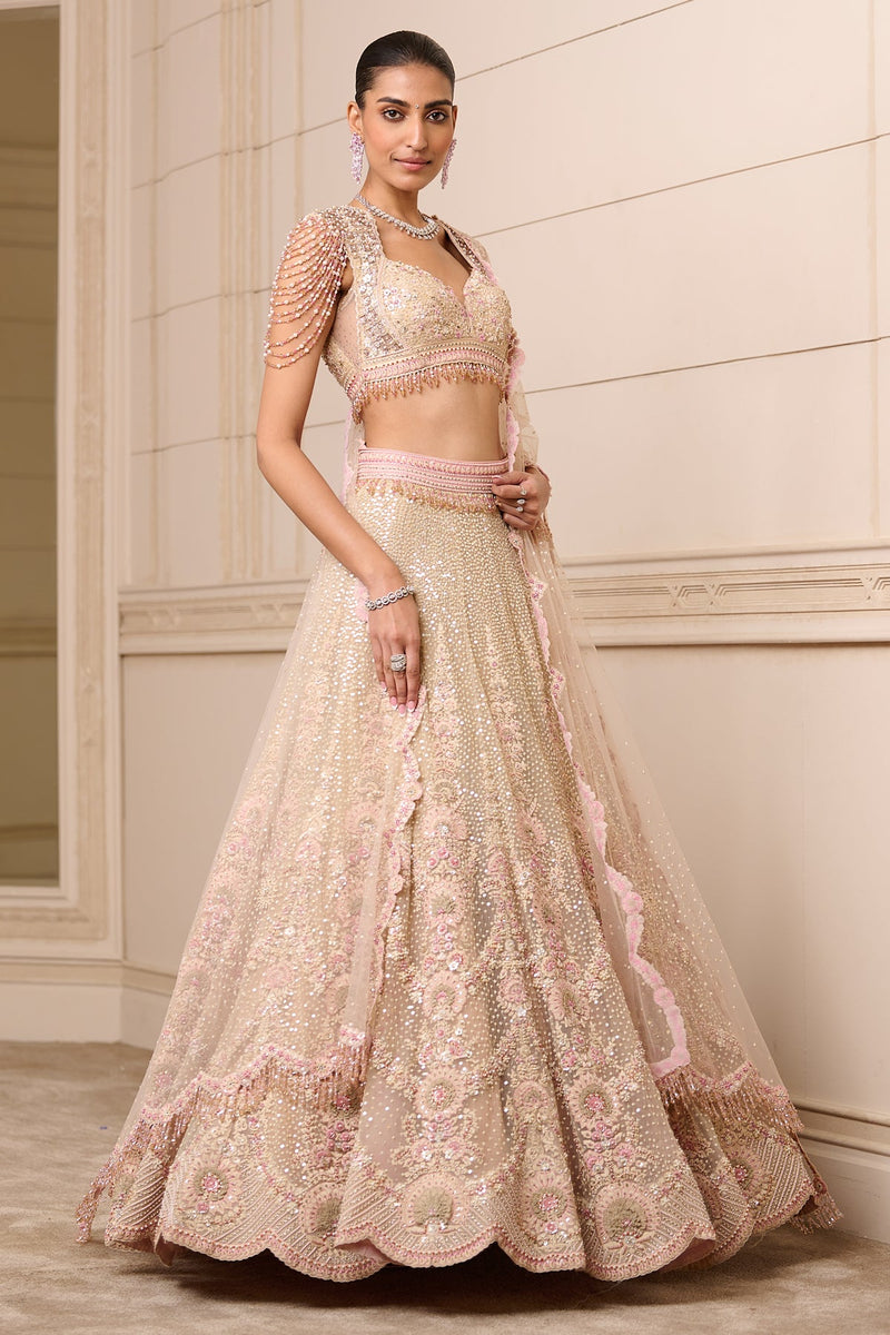 Lehenga, Blouse, and Dupatta