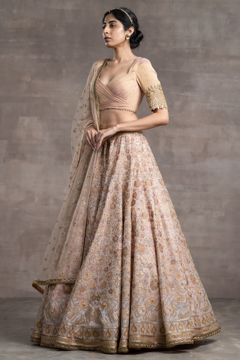 Embriodered Lehenga In Zari Thread Work