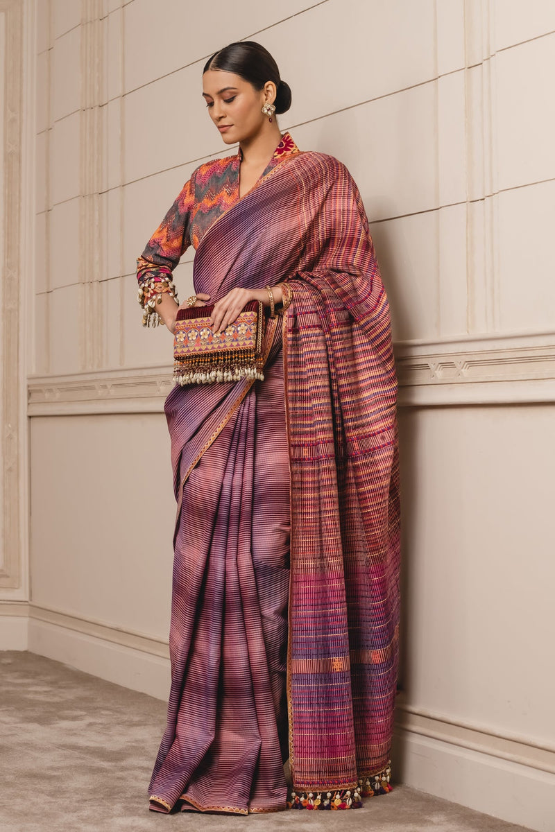 Kantha Embroidered Saree With Okay Blouse