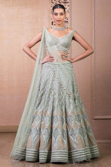 Lehenga, Blouse, and Dupatta