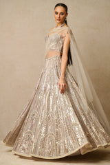 Lehenga, Blouse, Drape