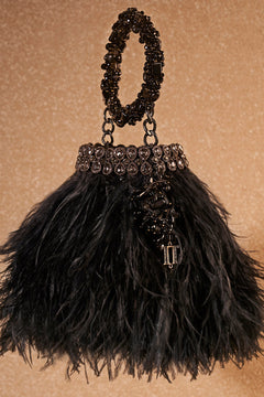 Jeweled Feather Braclet  Bag