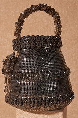 Chainmail draped bag