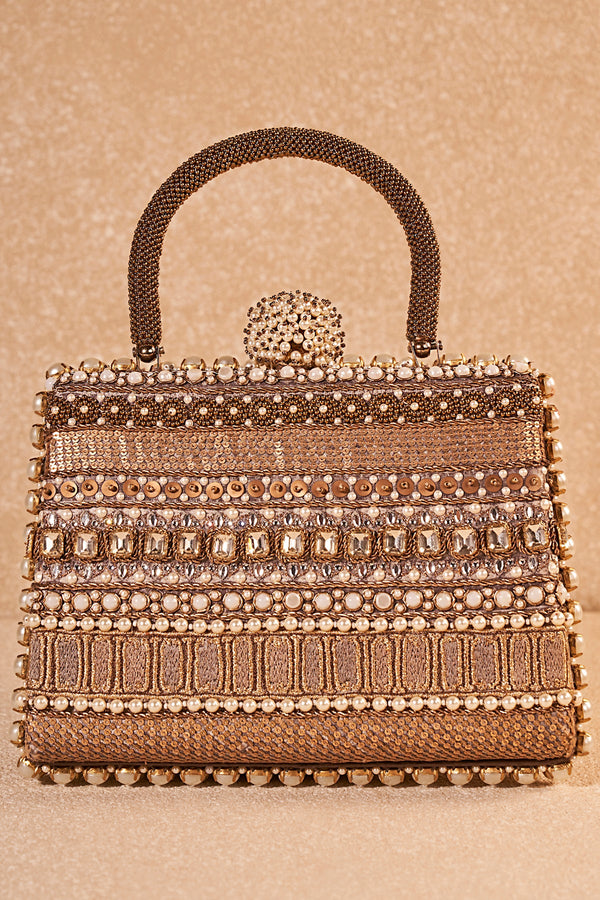 Embroidered Byzentium Bag