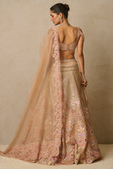 Lehenga, Blouse, Dupatta, Veil