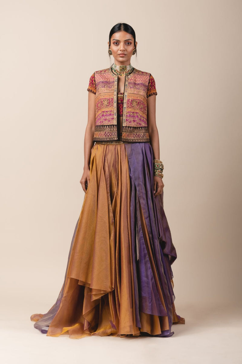 Matka Silk Gillet