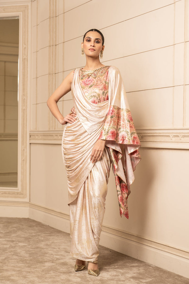 Concept Saree with Printed Bodice