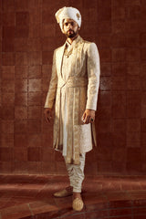 Gold-Coloured Sherwani