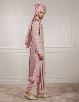 Sherwani In Raw Silk Fabric